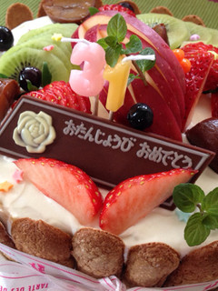 デコレーションケーキ-レシピのメイン写真