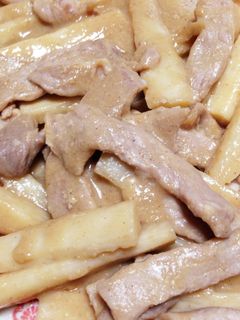 豚肉と山芋の味噌バター炒め-レシピのメイン写真