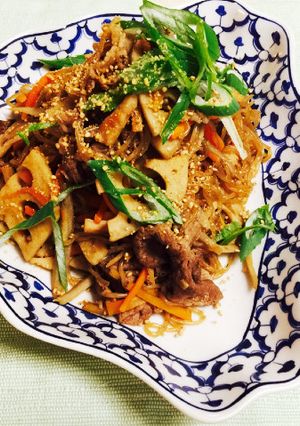 ♥母の牛肉五目きんぴら✨蒸し炒五目炒め♥-レシピのメイン写真