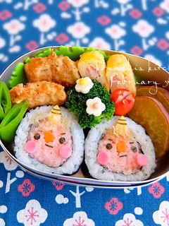 幼稚園 キャラ弁♡節分 巻き鬼くん-レシピのメイン写真