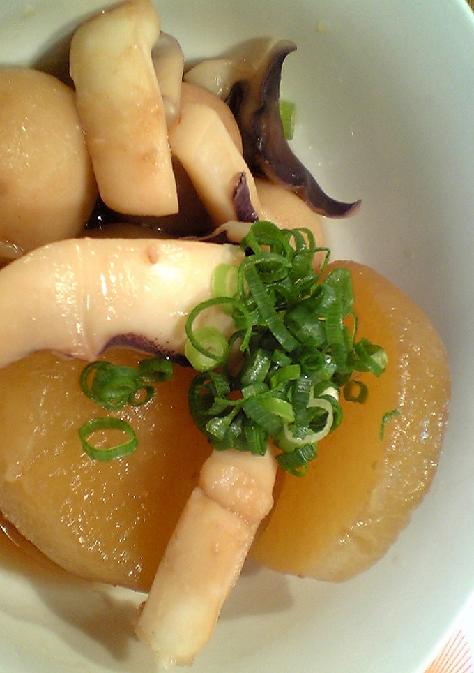 母直伝☆イカと大根の煮物-レシピのメイン写真