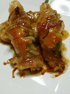豚肉のシソ巻き♪照り照りタレで♪-レシピのメイン写真