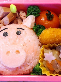 キャラ弁☆トイストーリー ハム-レシピのメイン写真