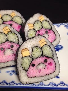 飾り巻き寿司かわいい鬼-レシピのメイン写真