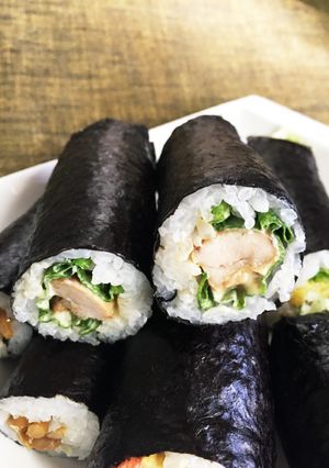 節分太巻き！節句に！照り焼きチキン巻き-レシピのメイン写真
