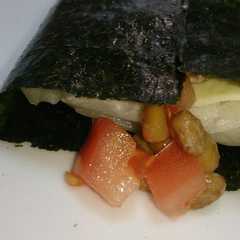簡単ひとりランチ☆納豆トマトチーズ餅♪-レシピのメイン写真