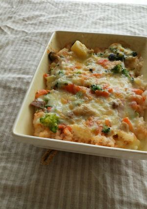 シチューリメイク＊あつあつドリア-レシピのメイン写真