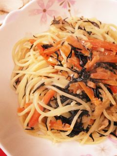 ひじき煮のゴマドレパスタ-レシピのメイン写真