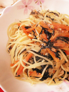 ひじき煮のゴマドレパスタ-レシピのメイン写真
