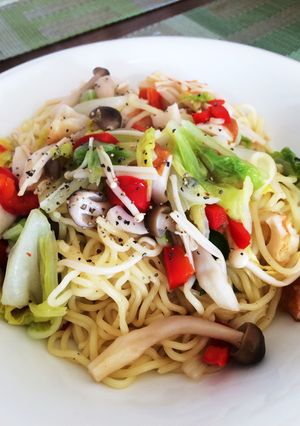 油不要のヘルシー焼きそば♪-レシピのメイン写真