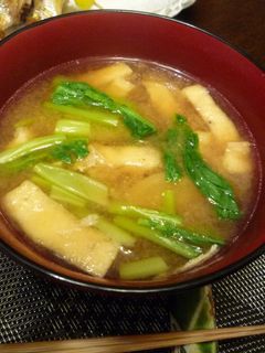 我が家の定番☆カブと油揚げの味噌汁-レシピのメイン写真