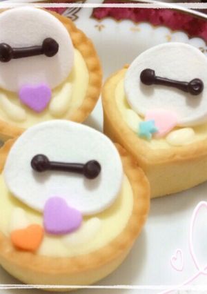 バレンタインに！ベイマックスタルト♡-レシピのメイン写真