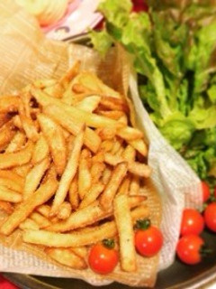 唐揚げ風味!カリカリフライドポテト-レシピのメイン写真
