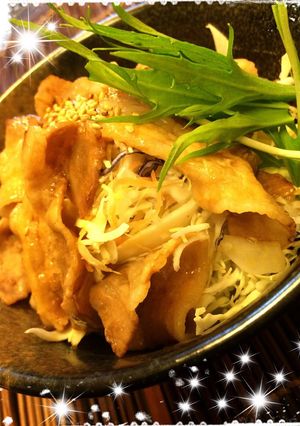 我が家特製ダレのヘルシー豚丼-レシピのメイン写真