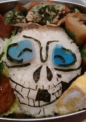 妖怪ウォッチ ガシャドクロ キャラ弁-レシピのメイン写真