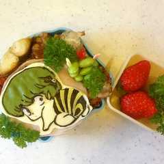 รูปของ うる星やつら☆テンちゃんのキャラ弁❤️
