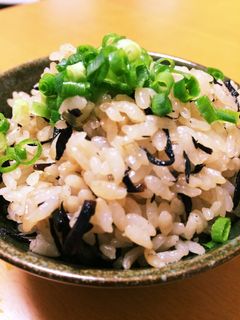 ひじきの炊き込みご飯♡-レシピのメイン写真