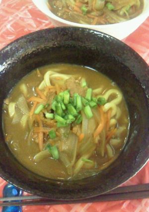 簡単！あったかカレーうどん-レシピのメイン写真