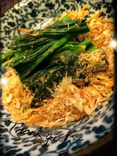 栄養満点のほうれん草のおひたし-レシピのメイン写真