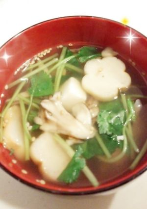 舞茸の風味抜群！あっさりお吸い物-レシピのメイン写真