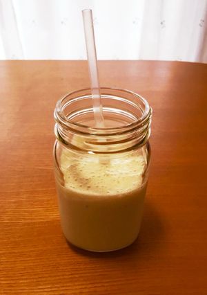 ダイエットにも♪バナナと甘酒のスムージー-レシピのメイン写真
