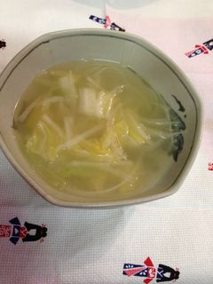 生姜たっぷり白ネギと白菜のスープ-レシピのメイン写真