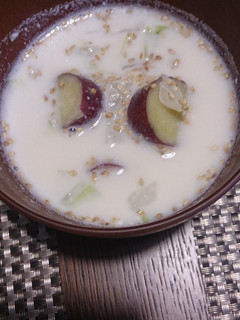 豆乳仕立てさつまいもスープ-レシピのメイン写真