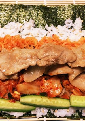 韓国風？恵方巻き-レシピのメイン写真