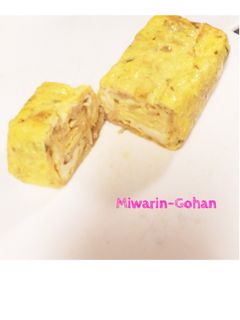 味付け簡単!なめたけ入り卵焼き-レシピのメイン写真