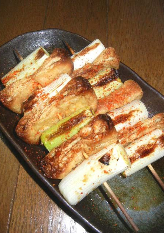 ネギと油揚げのはさみ焼き-レシピのメイン写真
