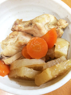 鶏手羽元と大根の炒め煮-レシピのメイン写真