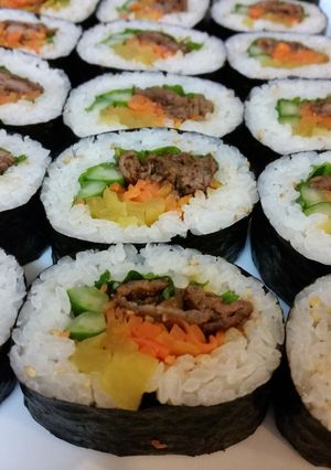韓国風のり巻き-レシピのメイン写真