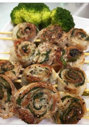 焼き鳥屋さんの☆豚バラしそ巻き-レシピのメイン写真