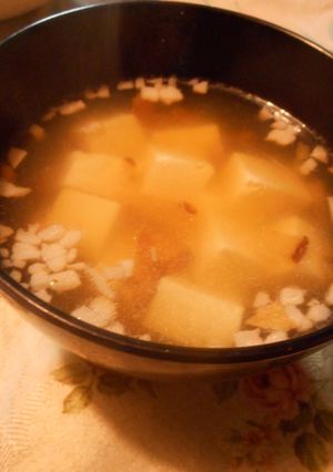 干し海老だしの中華風豆腐スープ-レシピのメイン写真