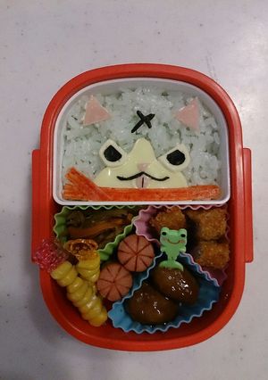 フユニャン☆簡単キャラ弁☆妖怪ウォッチ-レシピのメイン写真