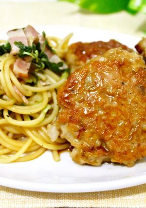 フライパン一つで♡簡単鶏つくね-レシピのメイン写真