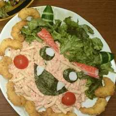 รูปของ 節分☆赤鬼さんのマカロニサラダ