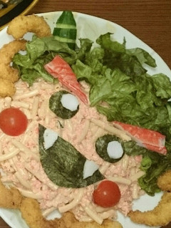 節分☆赤鬼さんのマカロニサラダ-レシピのメイン写真