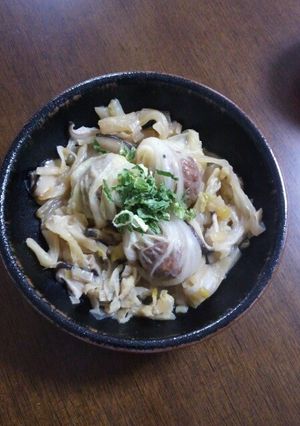 すぐ出来る！魚ボールの白菜包み煮-レシピのメイン写真