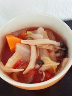 【とりわけ離乳食】野菜のトマトスープ-レシピのメイン写真