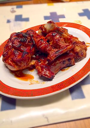 スペアリブのBBQ風！山賊焼き！-レシピのメイン写真