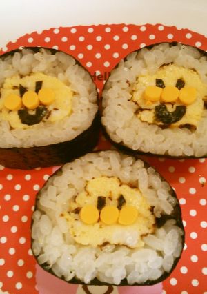 アンパンマン大好き♡子供用恵方巻-レシピのメイン写真