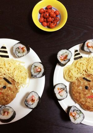 節分ジャンボ鬼ハンバーグ-レシピのメイン写真