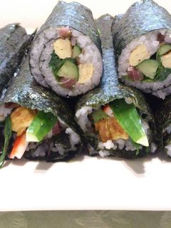 我が家の定番海鮮太巻き-レシピのメイン写真