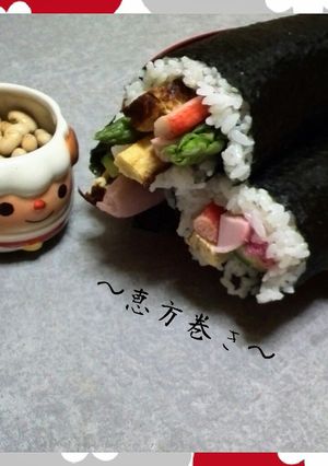 わが家の恵方巻き～♪ソーセージ入り-レシピのメイン写真