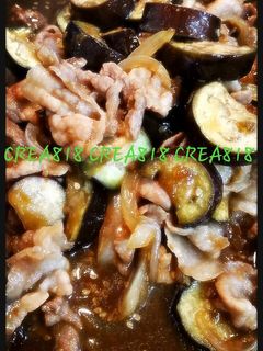 簡単手間ナシ♡茄子と豚肉の焼肉タレ炒め♡-レシピのメイン写真