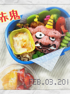 キャラ弁 妖怪ウォッチ 赤鬼-レシピのメイン写真