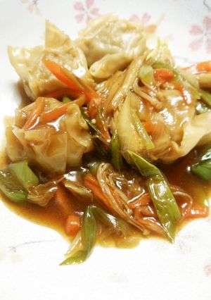 お弁当に！チルド焼売の野菜あんかけ-レシピのメイン写真