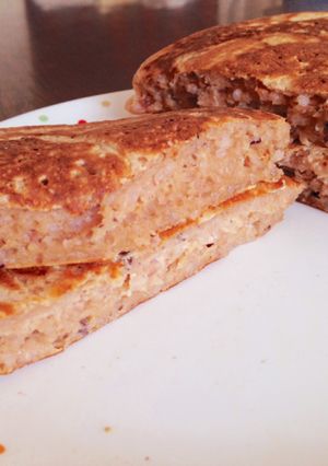 玄米ご飯でもちもちホットケーキ☆-レシピのメイン写真