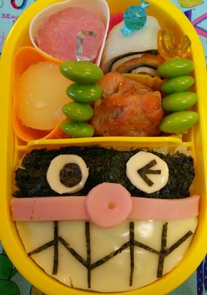 のり弁★バイキンマン-レシピのメイン写真